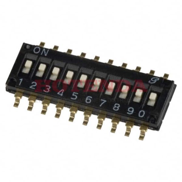 97C10S - SWITCH SLIDE DIP SPST 25MA 24V
