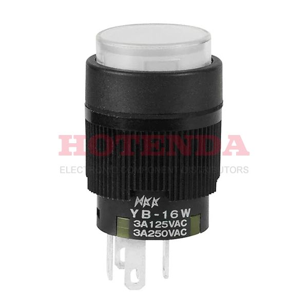 YB16WCKW01-6G-JB - YB16WCKW01-6G-JB datasheet pdf and Pushbutton Switches product details from NKK Switches stock available on our website