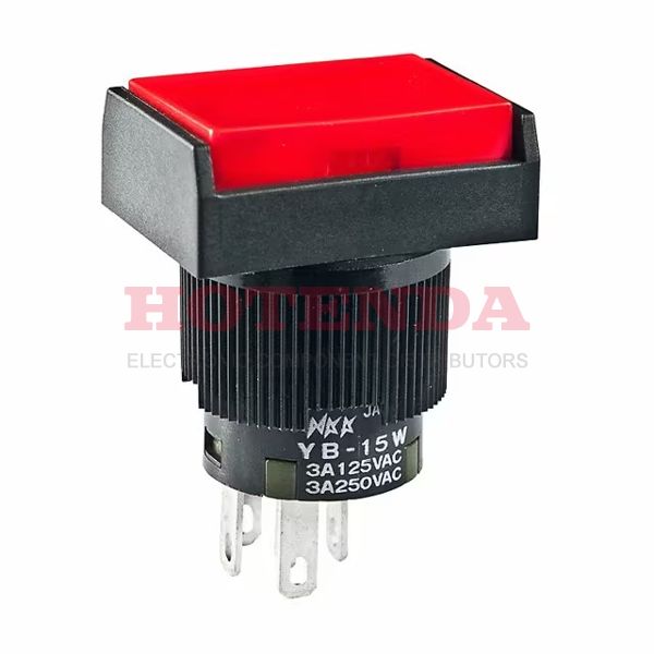 YB15WRKW01-CB - YB15WRKW01-CB datasheet pdf and Pushbutton Switches product details from NKK Switches stock available on our website
