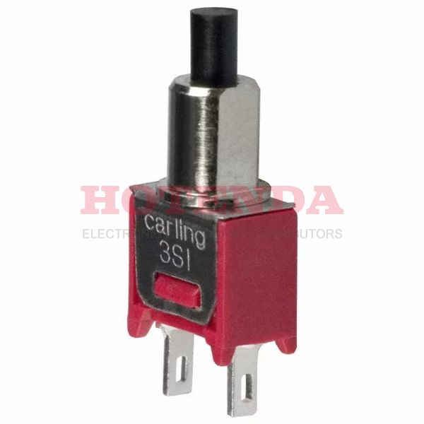 3S1-SP9-B5-M1-QE - SWITCH PUSH SPST-NO 1A 125V