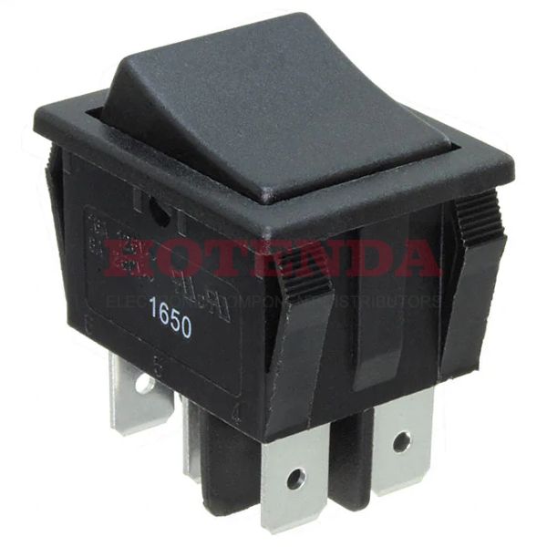 RB246C1100 - SWITCH ROCKER DPDT 16A 125V