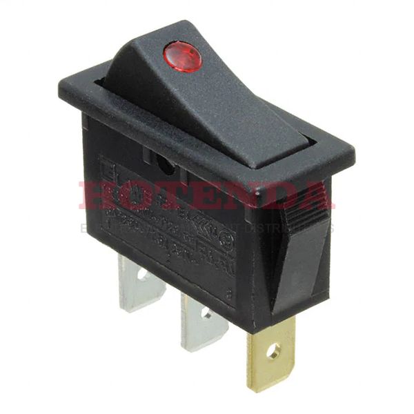 RB141C1100-214 - SWITCH ROCKER SPST 15A 125V