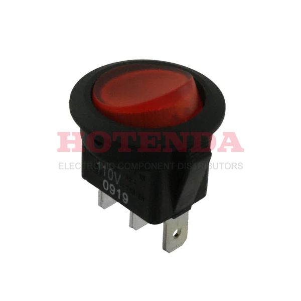 RR111C1000-116 - SWITCH ROCKER SPST 16A 125V
