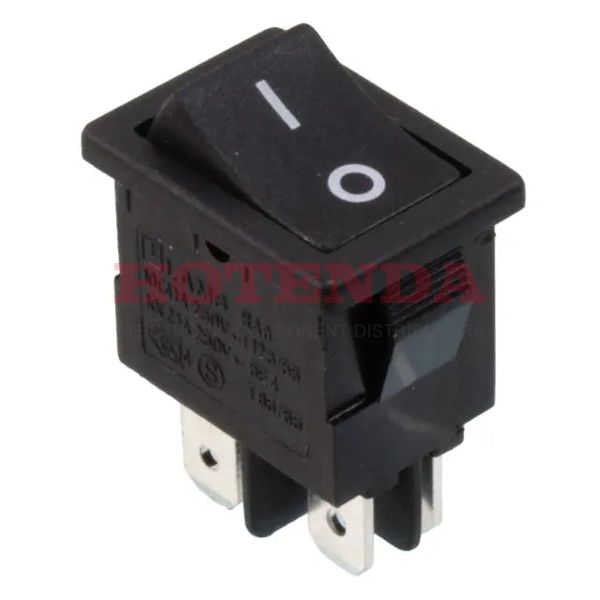 RA812C1121 - SWITCH ROCKER DPST 16A 125V