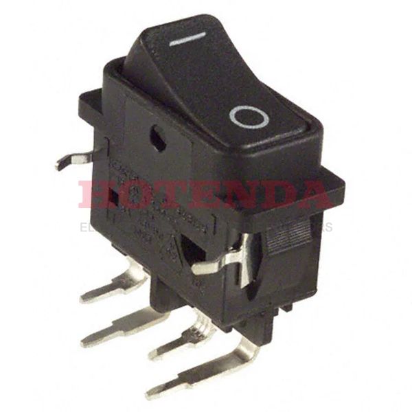 DF62J12S2AHQA - SWITCH ROCKER DPST 16A 125V