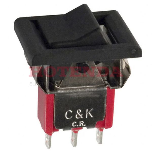 7101J51ZBE22 - Switch Rocker ON None ON SPDT Solder Lug Rocker 20VAC 20VDC 0.4VA