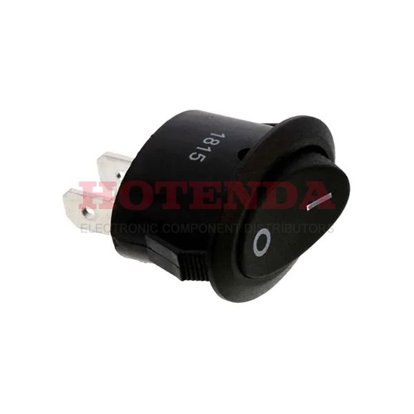 RE11131121 - Rocker Switches 10A 125V 4.8mm Tab Off-On Black