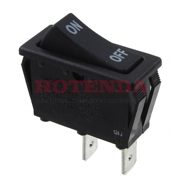 RB141D1123 - SWITCH ROCKER SPST 20A 125V