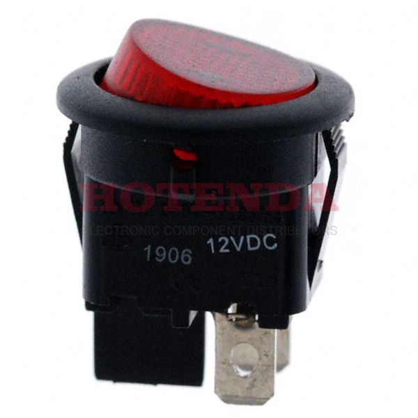 RRA22H3BBRHN - SWITCH ROCKER SPST 10A 125V