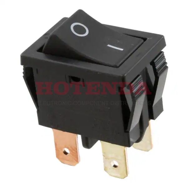 AJ7202BTVF - POWER ROCKER SWITCH, DPST, 10A