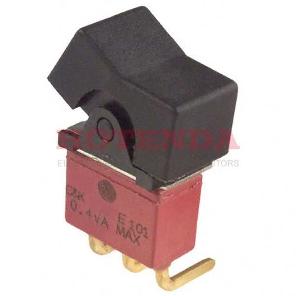 E101J1A3BE2 - Switch Rocker ON None ON SPDT PC Pins Long Rocker 20VAC 20VDC 0.4VA