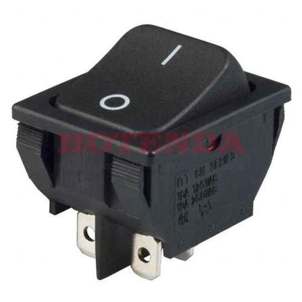 CN202J12S215PQ - SWITCH ROCKER DPST 16A 125V