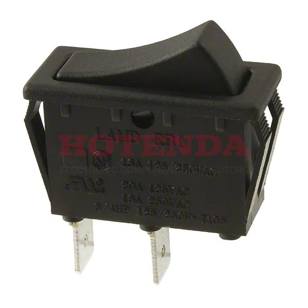 RB144D1100 - SWITCH ROCKER SPST-NO 20A 125V