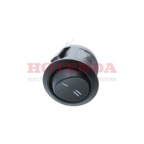 RA1-1D-DC-2-B-4 - ROUND ROCKER SPDT ON-ON PRINT
