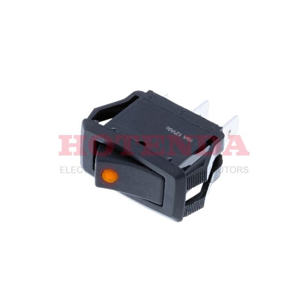 RG2-1A-DC-1-AL - MID-SIZE OFF-ON AMBER BULB DC