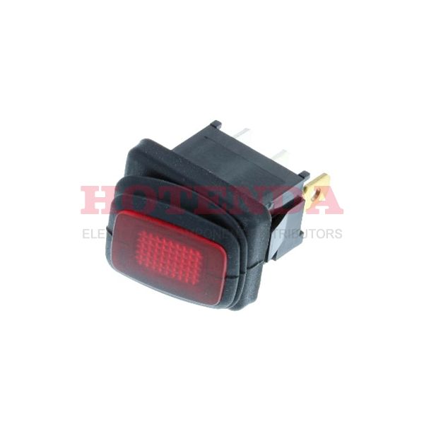 RF3-1A-DC-2-RL - MINI SPST OFF-ON LED- IP65 DC