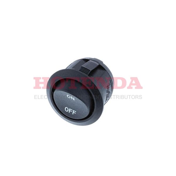 RA1-2A-DC-2-B-2 - ROUND ROCKER DPST OFF-ON PRINT