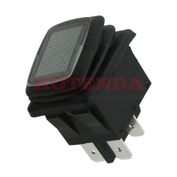 GRB285A8L101GR4 - SWITCH ROCKER DPST 20A 125V