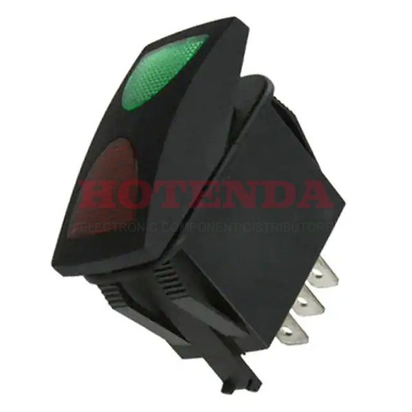GRB292C301BBRG1 - SWITCH ROCKER SPDT 21A 14V