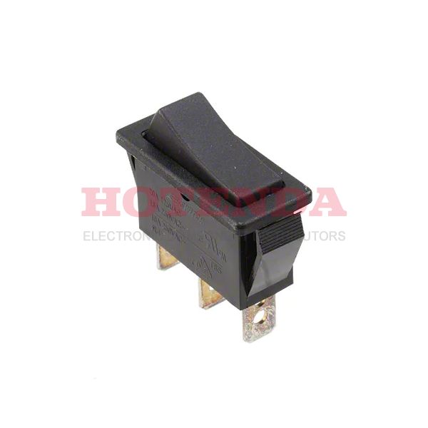 R4CBLKBLKEF0 - Rocker Switches SPDT ROCKER PC MT
