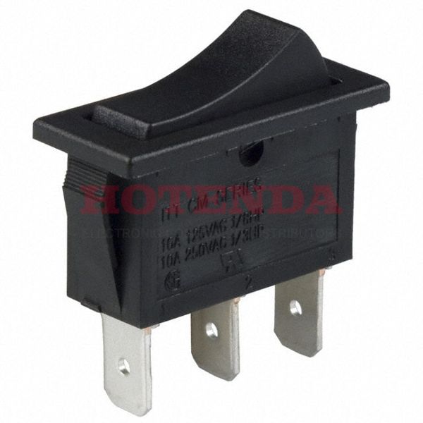 CM101J12S205QA - SWITCH ROCKER SPDT 16A 125V