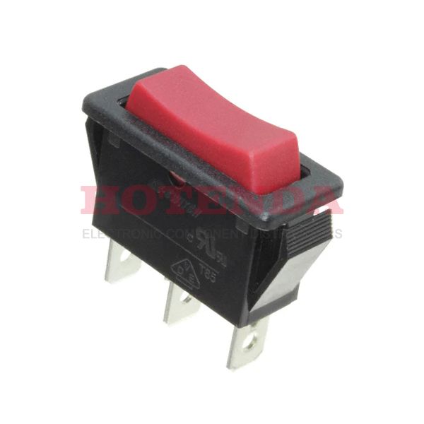 R4GBLKREDEFO - ILLUMINATED ROCKER SWITCH 11MM X