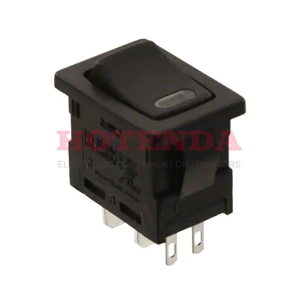 PRASC1-16F-BBR00 - SWITCH ROCKER SPST 16A 125V