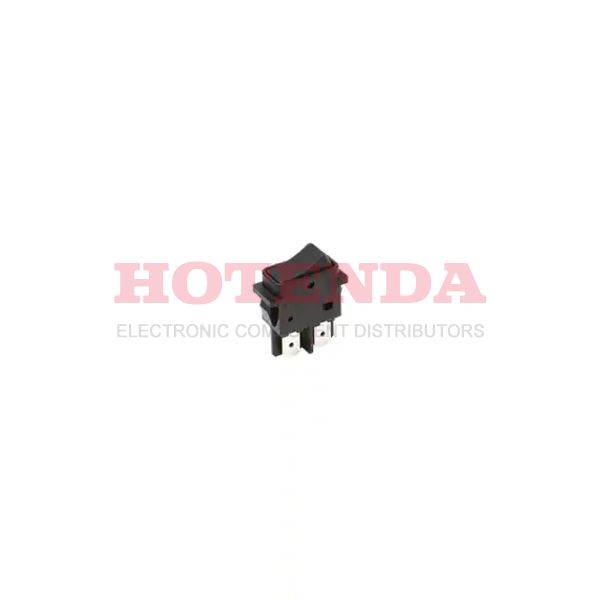 DF62J12P215HQA - DF Series DPST Off-On 16 A Quick Connect Power Rocker Switch
