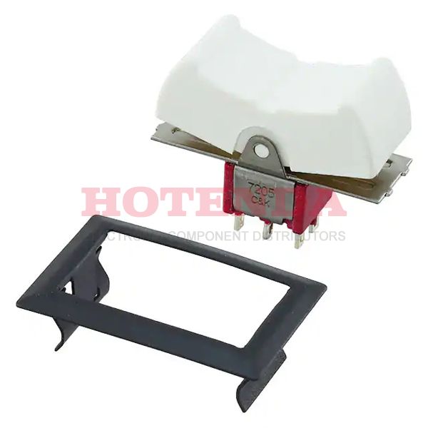 7205J19ZQE12 - SWITCH ROCKER DPDT 5A 120V
