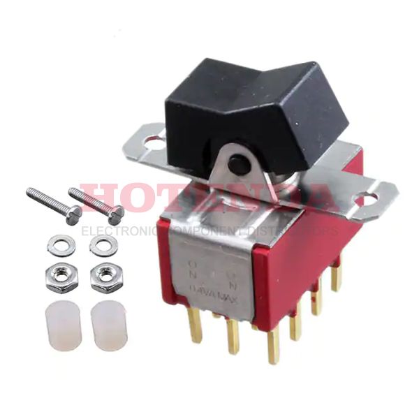 7401J1CBE2 - Switch Rocker ON None ON 4PDT PC Pins Long Rocker 20VAC 20VDC 0.4VA