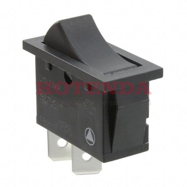 C1500WABB-B - SWITCH ROCKER SPST 16A 250V