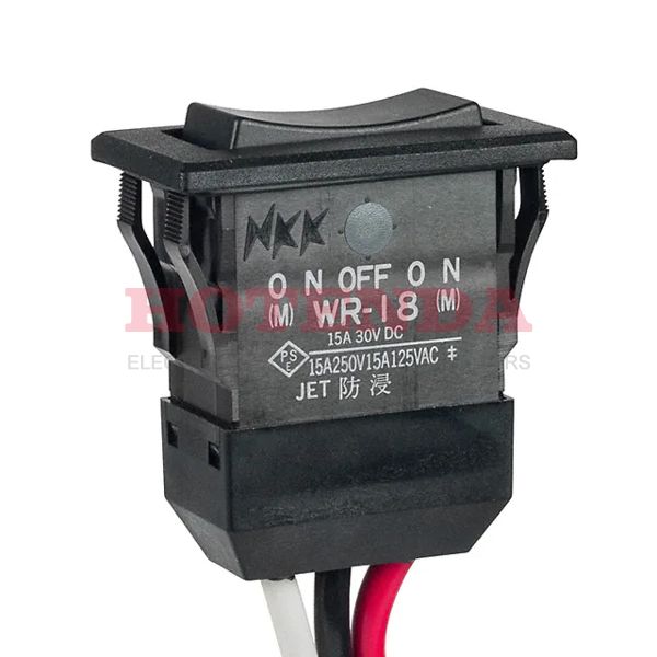 WR18AL - SWITCH ROCKER SPDT 15A 125V