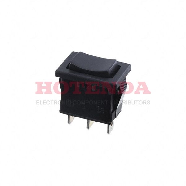 R1966IBLKBLKEF - Rocker Switches ROCKER SW SPDT BLK