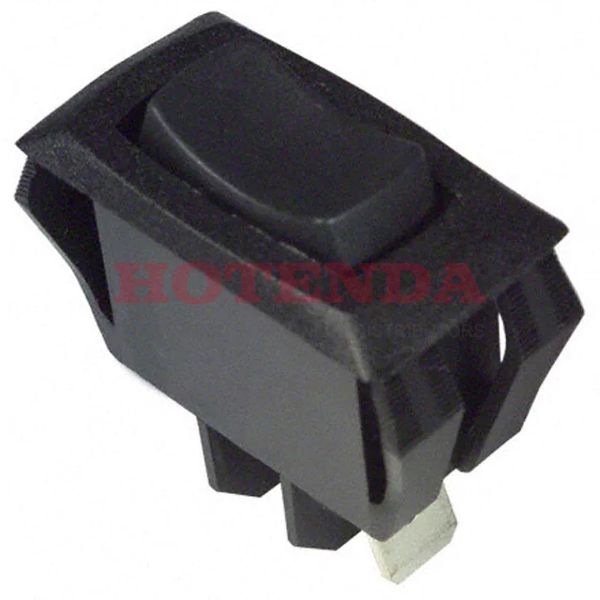 RC911-RB-B-0-N - SWITCH ROCKER SPDT 16A 125V