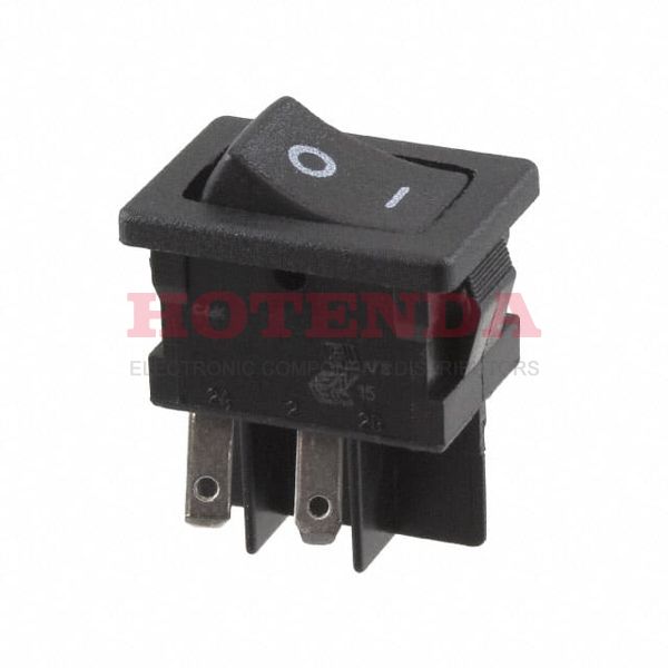 DM62J12S205HQ - SWITCH ROCKER DPST 10A 125V