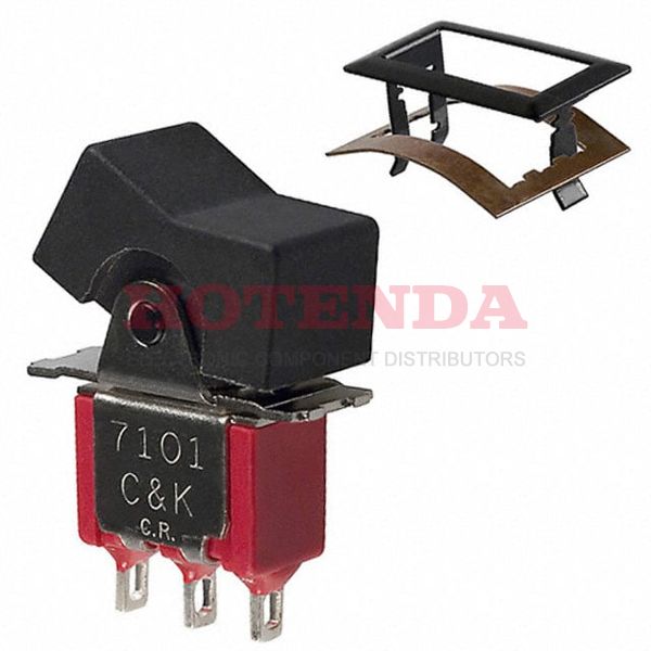 7101J11ZQE22 - SWITCH ROCKER SPDT 5A 120V