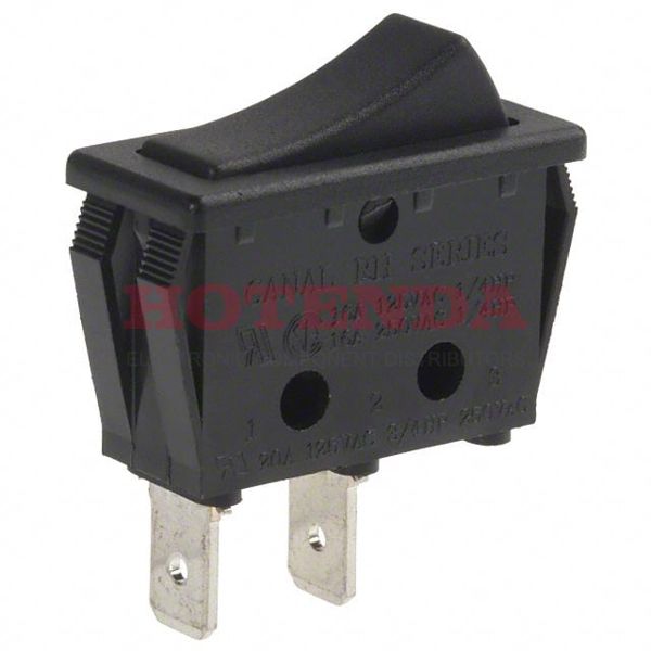 RH110C2NBB - SWITCH ROCKER SPST 20A 125V