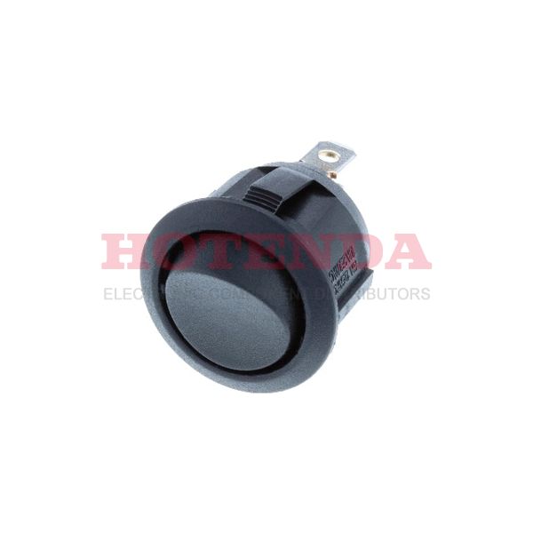 RA1-1E-DC-2-B - ROUND ROCKER SPDT ON-(ON)