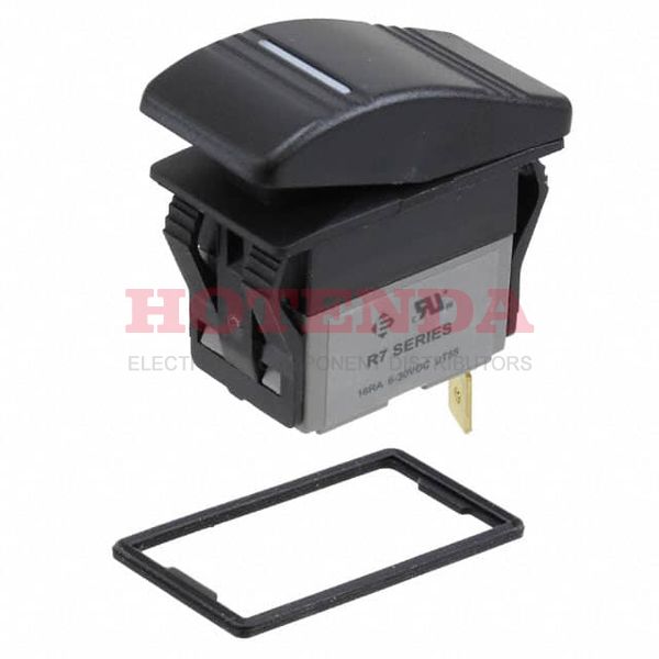 R711FC2-SXXX2BDGNW - SWITCH ROCKER SPST 16A 30V