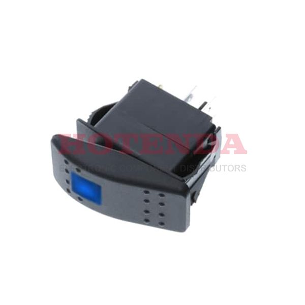 SRD1-2A-DC-1-BUN - DPST OFF-ON BLUE LED- IP67