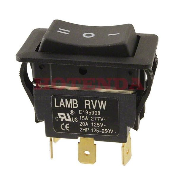 RVW4Z07D112S - SWITCH ROCKER 20A 125V