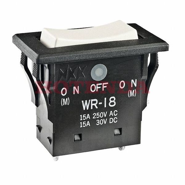 WR18BS - WR18BS datasheet pdf and Rocker Switches product details from NKK Switches stock available on our website