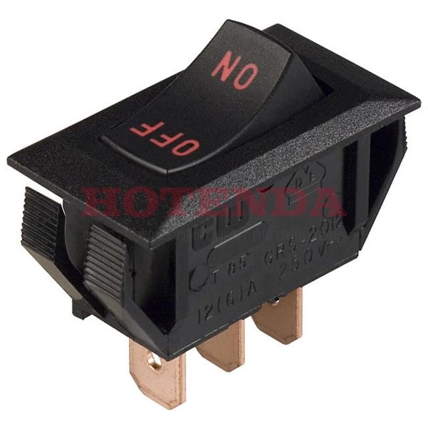 NBA-111-BI11-00 - SWITCH ROCKER SPDT 16A 125V