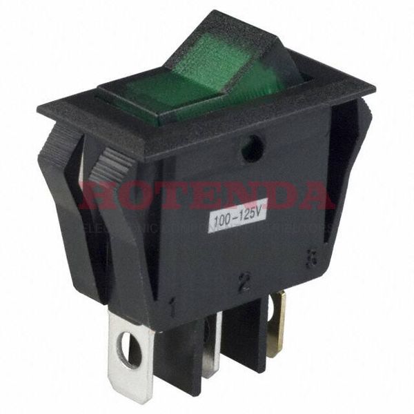 CL102J9GS205QA7 - SWITCH ROCKER SPST 16A 125V