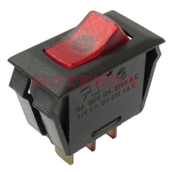 GRL-2011-0011 - Illuminated Rocker Switches SPST 13A 125VAC