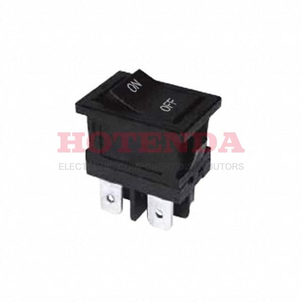 SLE210K2-7 - SWITCH ROCKER DPST 10A 125V