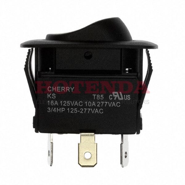KSF2BNB1BBB - SWITCH ROCKER SPDT 16A 125V