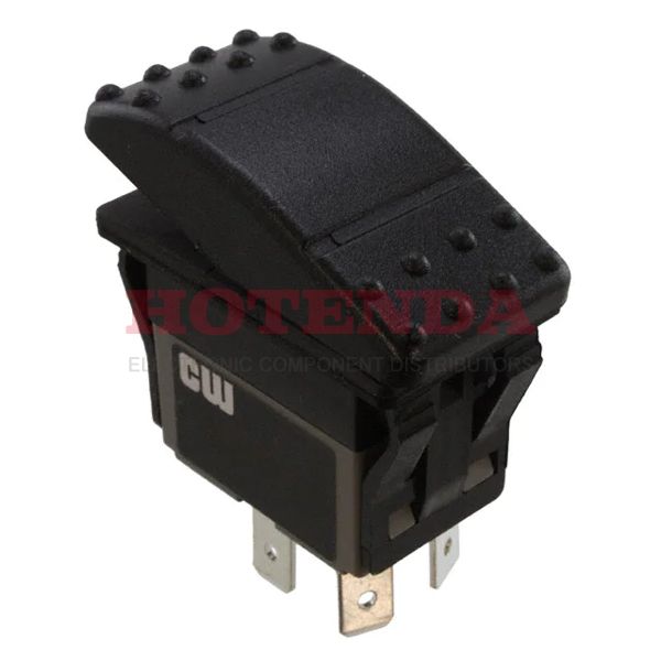 GRB214A2NABA1 - SWITCH ROCKER DPST 25A 12V