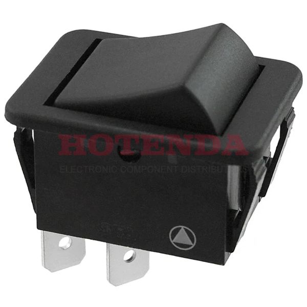 C1350ABBB-B - SWITCH ROCKER DPST 20A 250V