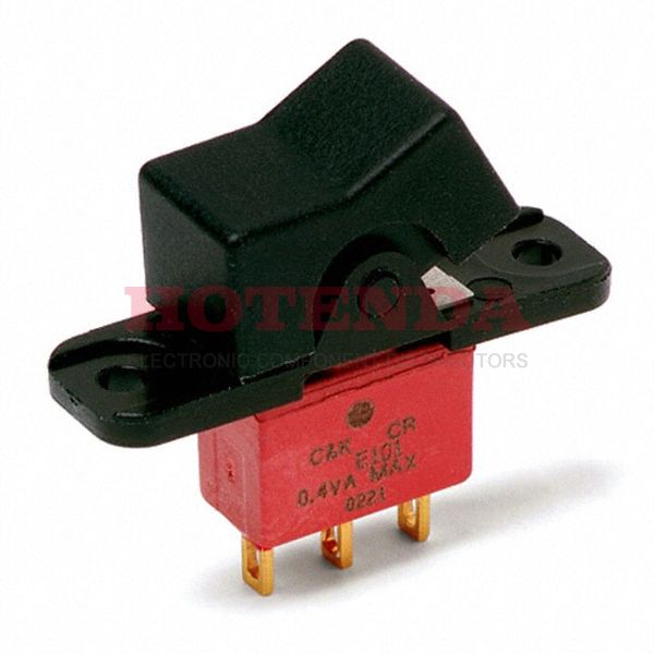 E101J1ZBE2 - SWITCH ROCKER SPDT 0.4VA 20V